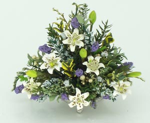 Lilies, Buddleia and Buds